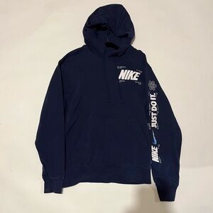 Blue Nike hoodie